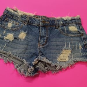 Rue 21 distressed shorts size 6